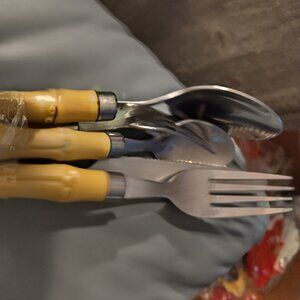 vintage silver wear set 4 peice made in INDINA